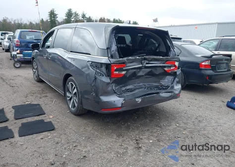 2021 Honda Odyssey Touring from USA, damaged, VIN 5FNRL6H8XMB033980